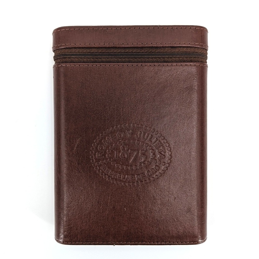 Travel Cigar Humidor Romeo y Julieta 1875 Leather Case Cedar Lined Brownβ